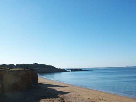 Pénestin beach in southern Brittany