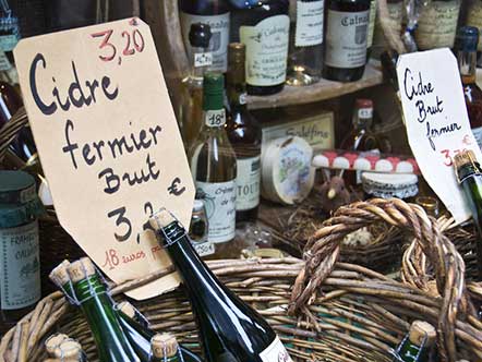 Local Breton products in Morbihan