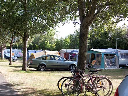 Pitches at the Ker-Lay campsite in Pénestin