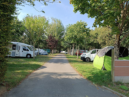 Les emplacements au camping de Ker-Lay à Pénestin