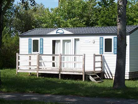 Mobilhome O'Phéa 784  avec 2 chambres au camping de Ker-Lay en bord de mer